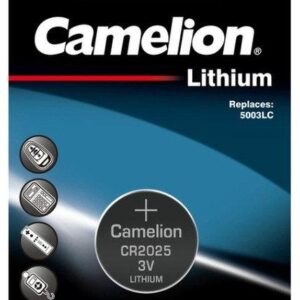 Батарейка, CAMELION, CR2025-BP1, Lithium Battery, CR2025, 3V, 160 mAh, 1 шт.