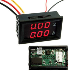 Прибор цифровой: 0-100V 0-10A Red