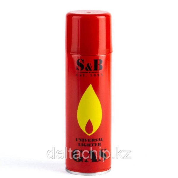 Газ для заправки зажигалок, горелок S&B (250мл)