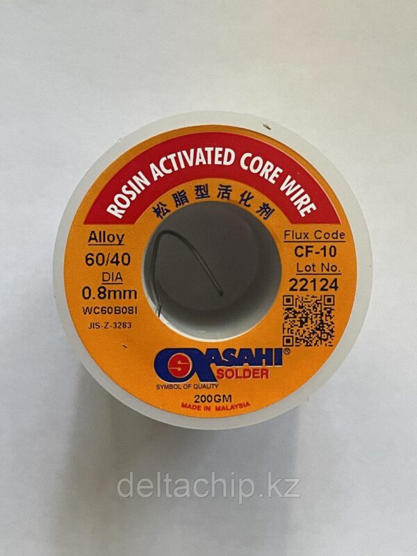 0.8 MM 200гр  ASAHI ПРИПОЙ 60/40 — изображение 2