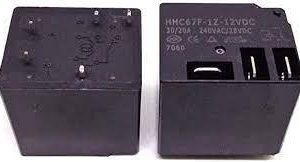 Реле 12VDC 1 группа контактов 30А HHC67F-1Z