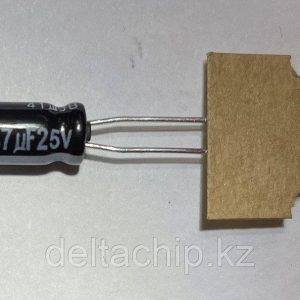 SK025M0047B2F-0511YAG @ ECAP 47UF 25V 85C 5.0X11.0 Конденсаторы алюминиевые электролитические