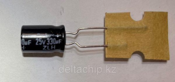 EEUFR1E331 PAN@ECAP RADIAL 330UF 25V105C 8.0X11.5 Конденсаторы алюминевые электролитические