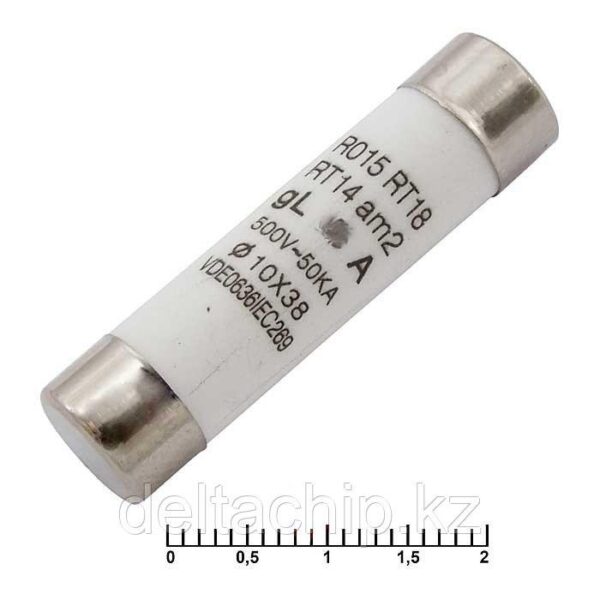 ПРЕДОХРАНИТЕЛЬ FUSE 38mm*10.40A 500V CERAMICS