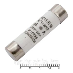 ПРЕДОХРАНИТЕЛЬ FUSE 38mm*10.6A 500V CERAMIC