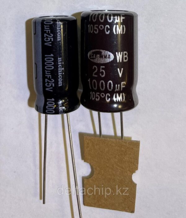 SC025M1000B5S-1320 YAG @ ECAP RADIAL 1000UF 25V 105C Конденсаторы алюминевые электролитические — изображение 2