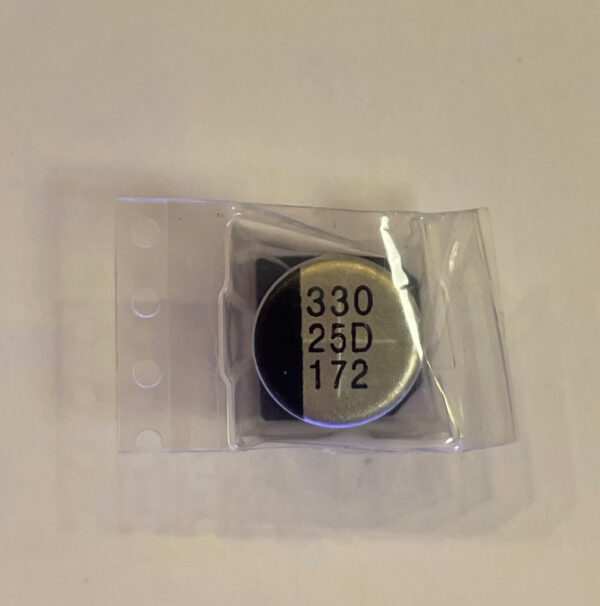 CE025M0330REG-10 YAG @ ECAP SMD 330UF 25V 105C 10.0X10.2 Конденсаторы алюминиевые электролитические