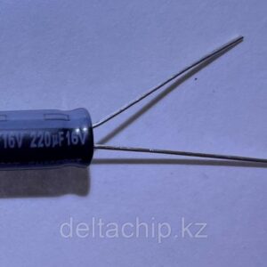 SH016M0220BZF-0611 YAG@ ECAP RADIAL 220UF 16V 105C 6.0X11.0 Конденсаторы алюминевые электролитически