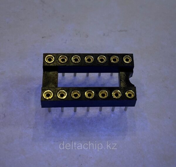 DIP 14 pin сокета цанговая