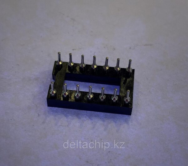 DIP 14 pin сокета цанговая — изображение 2