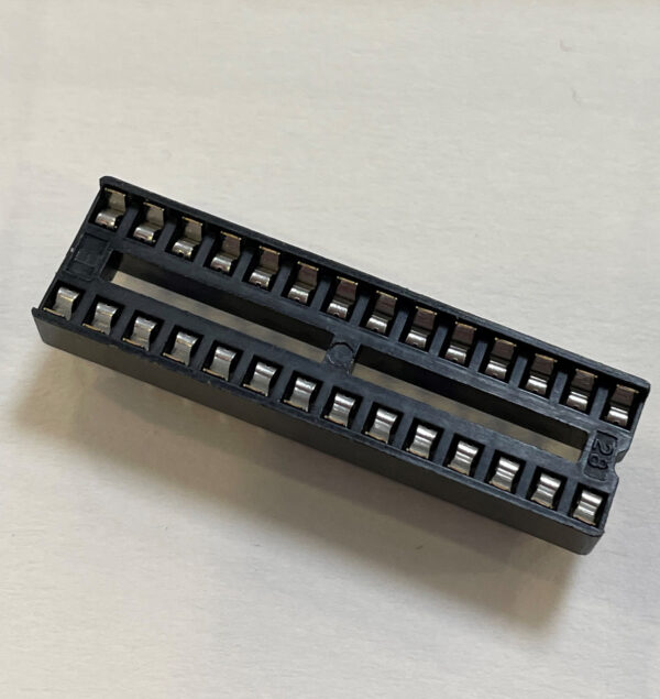 DIP 28 pin  сокета узкая