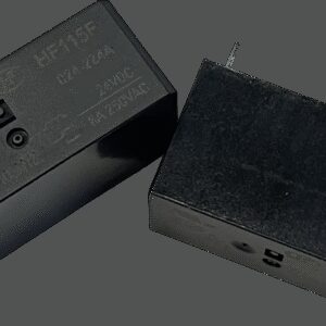 Реле электромагнитное 24VDC HONGFA 2 переключающие группы 8A/250V HF115F/024-2Z4A