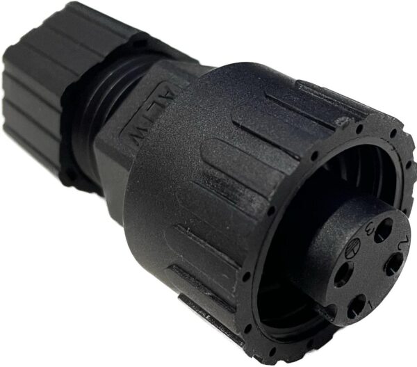 Разъем PWF-04BFFA-SL7001, мама на кабель, 12А, 4pin, защита IPX7