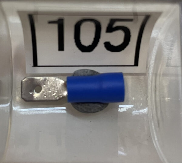WT105 Разъем плоский изолир РПИ-П 2,5-(4,8)