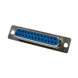 Коммутационный штепсельный разъем DB-25F мама DS1033-25FUNSISS-CT CONNFLY