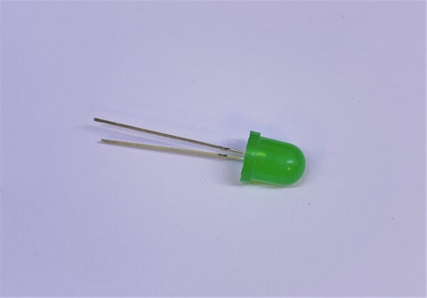 Led G9  8MM зеленый темный,матовый светодиод