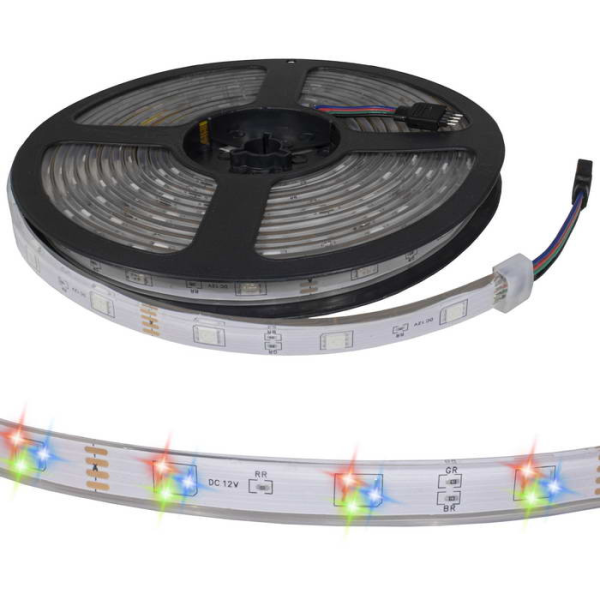 Светодиодная лента: 5050 300LED IP68 12V RGB