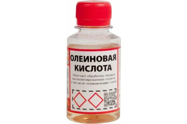 Олеиновая кислота, смазочно-охлаждающая, Масло для заточки ножей, цепей, металла, флюс паяльный свин