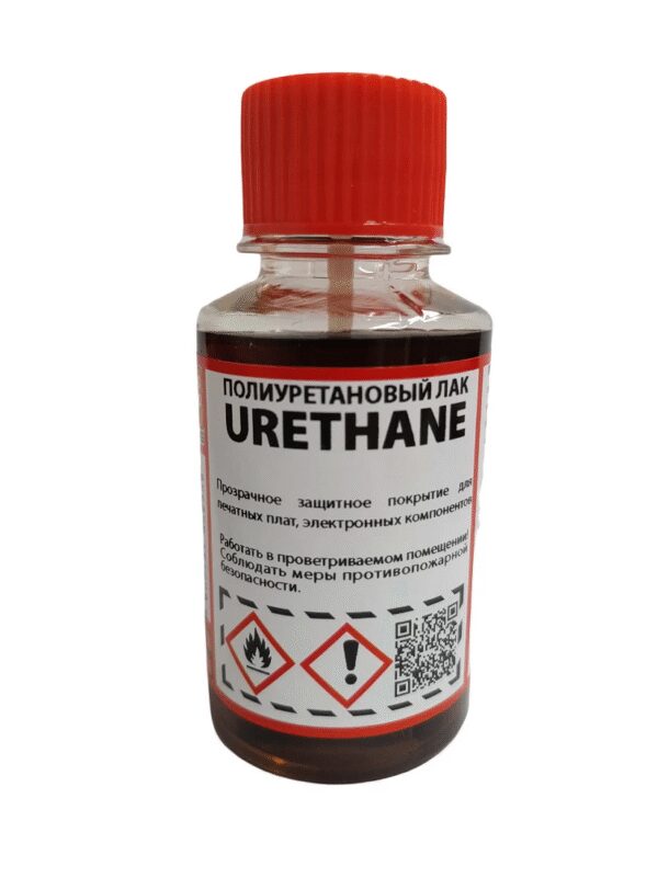 Solins URETHANE флакон 100 мл с кистью (уретановый лак для печатных плат)