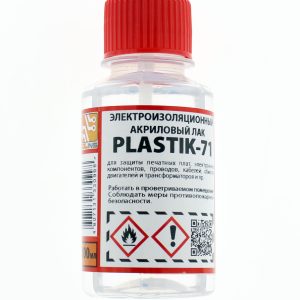 Solins PLASTIK-71 Лак акриловый изоляционный для печатных плат флакон (100 мл)