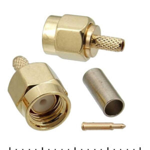 Разъем SMA папа на RG174/316 кабеля  SMA-C316P