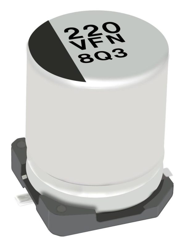 EEEFN1A100R PAN@ ECAP SMD 10UF 10V 105C 4.0*5.8 Конденсаторы алюминиевые электролитические