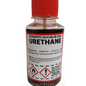 Solins URETHANE флакон 100 мл с кистью (уретановый лак для печатных плат)