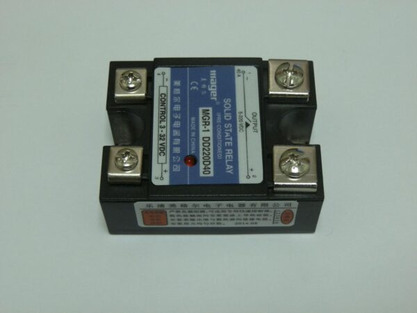 MGR-1 DD220D40 Реле твердотельное однофазное 5-220VDC 40A con 3-32V