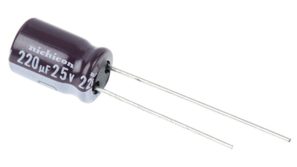 Конденсатор электролитический 220MF 25V 105C
