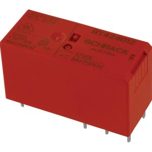 RT424012 Реле электромагнитное SCHRACK 12VDC 2 переключающих группы 8A/250V