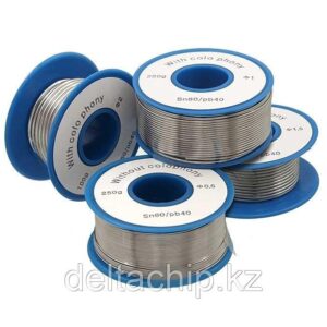 Припой: Sn60/Pb40 d1.5mm 250g flux