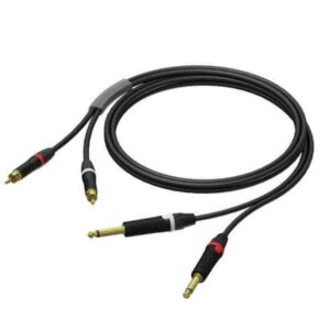 PRA631/1.5 Кабель Jack 6.3mm на 2RCA PROCAB