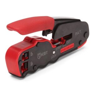 JT-04 Пресс-клещи для RJ45, RJ12 разъемов серия ПРОФИ (КВТ)