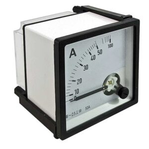 Щитовой прибор :Амперметр 50A/5A 50гц (72*72)