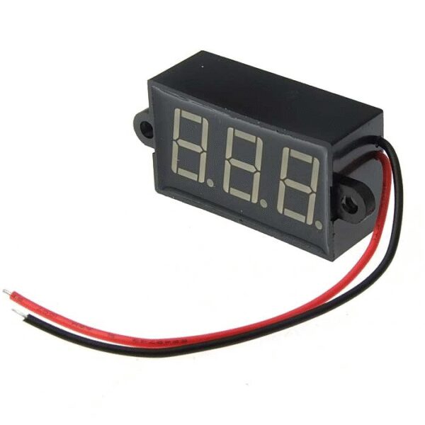 Прибор цифровой: 3.5-30VDC green IP68 (24*42 mm)