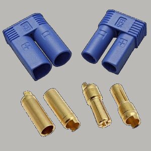 Разъём для RC моделей 30/50A RUICHI EC5 M+F/SET, защита от переполюсовки