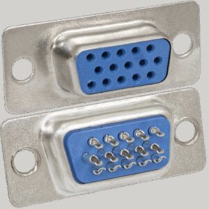 Разъём VGA мама D-SUB RUICHI DHS-15F, 15 контактов