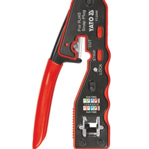 YT-22440 Клещи обжимные для сквозных разъемов RJ45 YATO