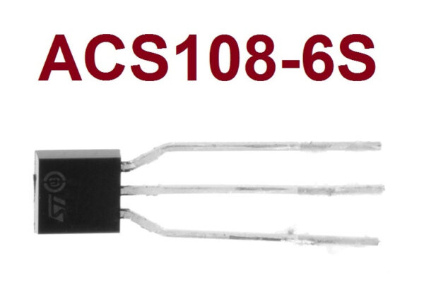 ACS108-6SA  Симистор 600V 0.8A TO-92