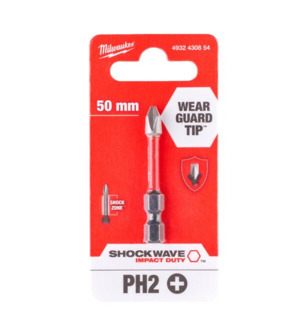 4932430854 Насадка Shockwave IMPACT DUTY PH2 X 50 мм Milwaukee — изображение 2