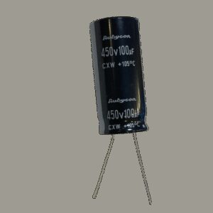 Конденсатор электролитический 100MF 450V 105C