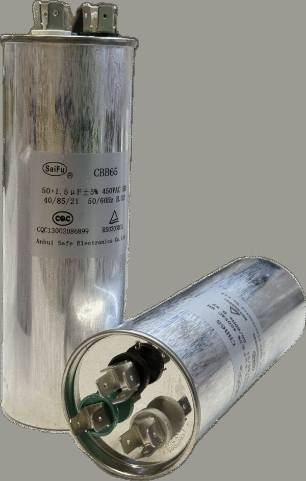 КОНДЕНСАТОР CBB65 50UF+1.5UF 450V(SAIFU)