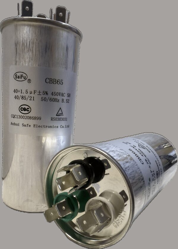 КОНДЕНСАТОР CBB65 40UF+1.5UF 450V(SAIFU)