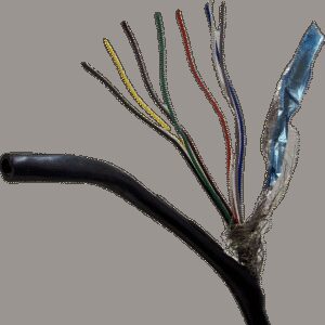 Низковольтный сигнальный кабель,(гибкий)copper 8 cores 0.12 MM2. в оплетке 0,15ММ2