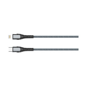 Интерфейсный кабель, LDNIO, Type-C to Lightning LC111, 30W, Fast Charging, FDY, 1м, Серый