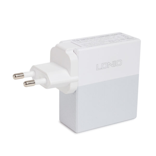 Универсальное зарядное устройство, LDNIO, A2620C, 65W, Быстрая зарядка, 1*USB Type-C/65W/5V/3A, 1*US — изображение 2