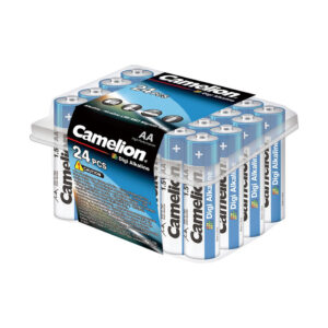 Батарейка, CAMELION, LR6-BP24DG, Digi Alkaline, AA, 1.5V, 2700 mAh, 1шт(24 шт)., Пластиковый кейс