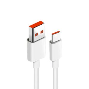Интерфейсный кабель, Xiaomi, 6A Type-A to Type-C Cable, BHR6032GL/H26250, TPE, 100см, 20V-6F Max, Бе