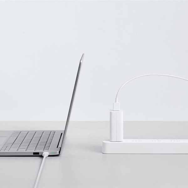 Интерфейсный кабель, Xiaomi, 6A Type-A to Type-C Cable, BHR6032GL/H26250, TPE, 100см, 20V-6F Max, Бе — изображение 2